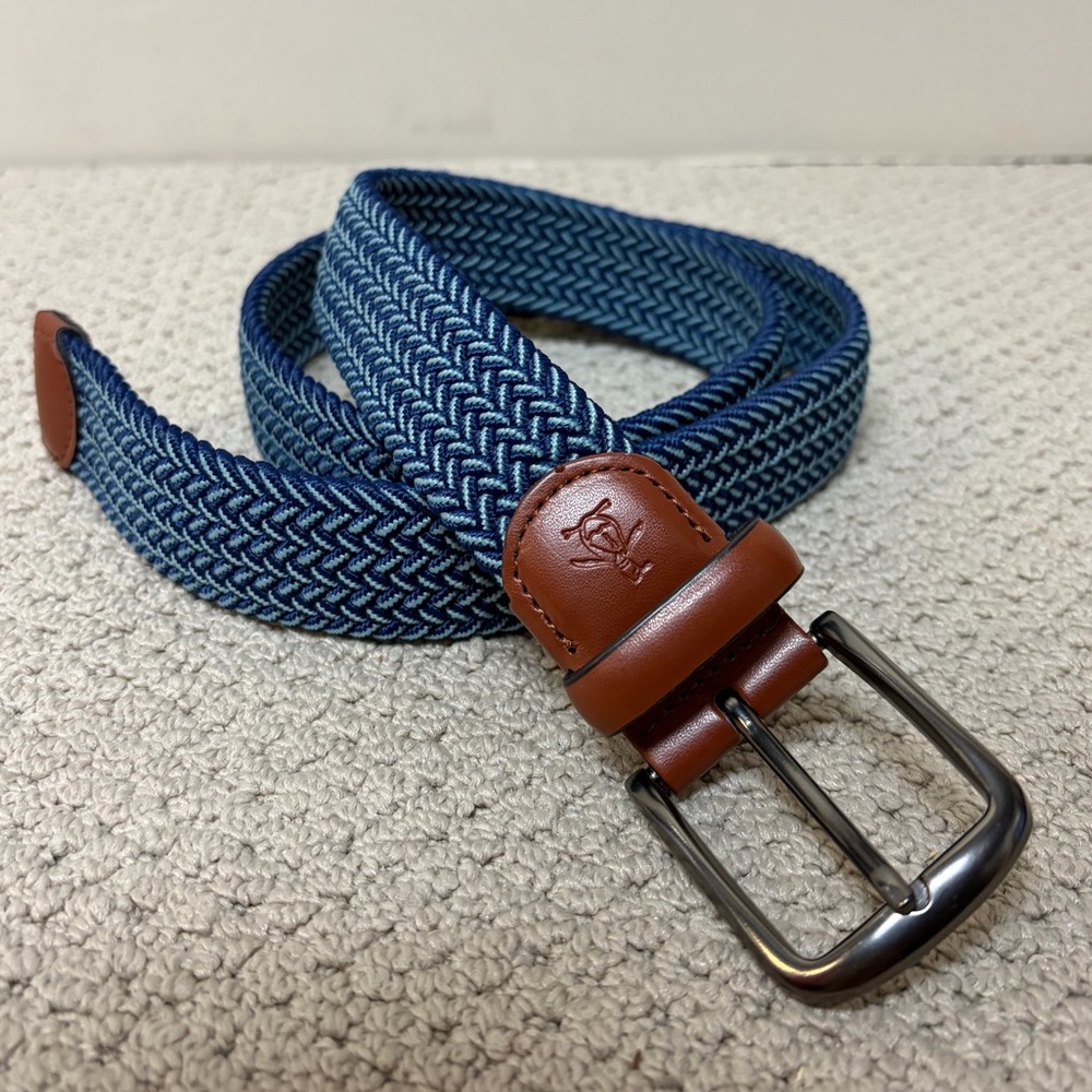 2/$30⚡️- BELT | Men’s Original Penguin braided belt size M 34-36